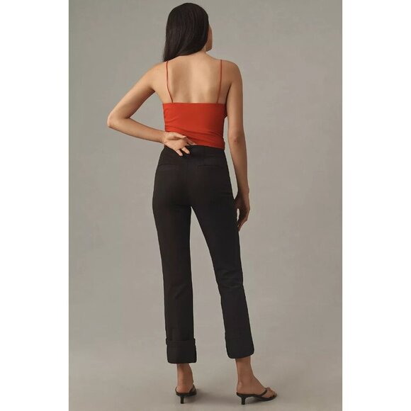 Anthropologie Maeve Bombshell Cuff Capri Pants 30 - Picture 3 of 3